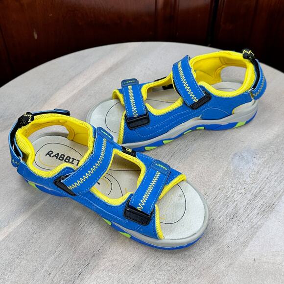 Kids Sandals Rabbit Unisex Size 1 US 32 EU Kids Blue Fisherman Sandals - Picture 5 of 12